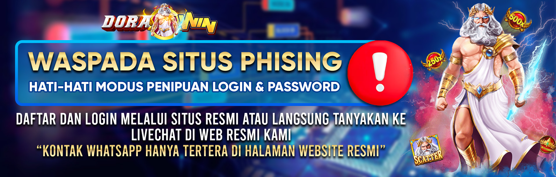 WASPADA WEB PHISING MENGATAS NAMAKAN dorawin